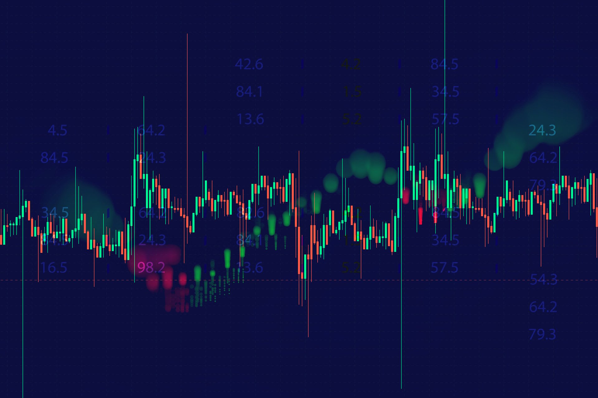 Trading chart background